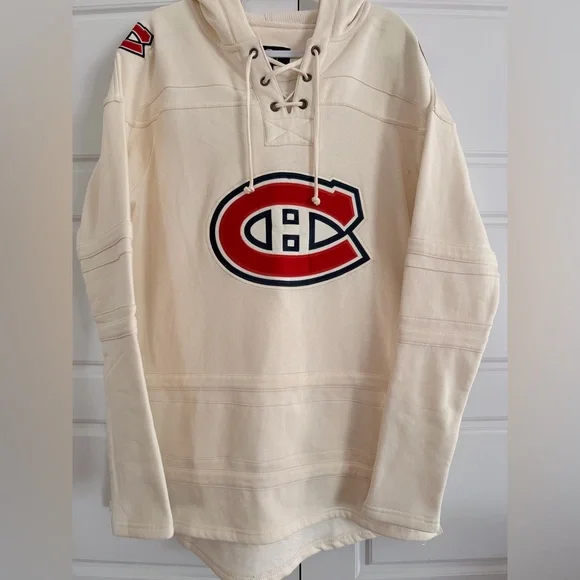 ‘47 Montreal Canadiens NHL Hockey Heavyweight Jersey Lacer Hoodie - Picture 1 of 5